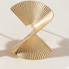 Golden Mirage Statement Studs (Anti Tarnish)