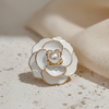 Pearl Ivory Bloom Stud Earrings