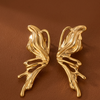 Golden Whisper Wings Earrings (Anti-Tarnish)