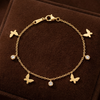 Butterfly Charm Bracelet (Anti-Tarnish)