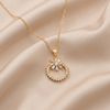 Celeste Bloom Halo Pendant (Anti-Tarnish)