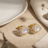Moonlit Prism Stud Earrings (Anti-Tarnish)