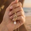 Coral Bloom Statement Necklace (Anti-Tarnish)