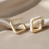 Square Hoop Earrings (Anti Tarnish)