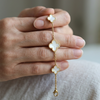 Ivory Clover Grace Bracelet