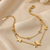 Double-Layered Charm Bracelet (Anti-Tarnish)