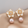 Blossom Pearl Drop Earrings