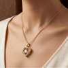 Eternal Heart Halo Pendant (Anti-Tarnish)