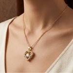 Eternal Heart Halo Pendant (Anti-Tarnish)