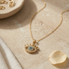 Evil Eye Radiance Pendant Necklace (Anti-Tarnish)