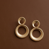 Golden Orbit Layered Hoop Earrings (Anti-Tarnish)
