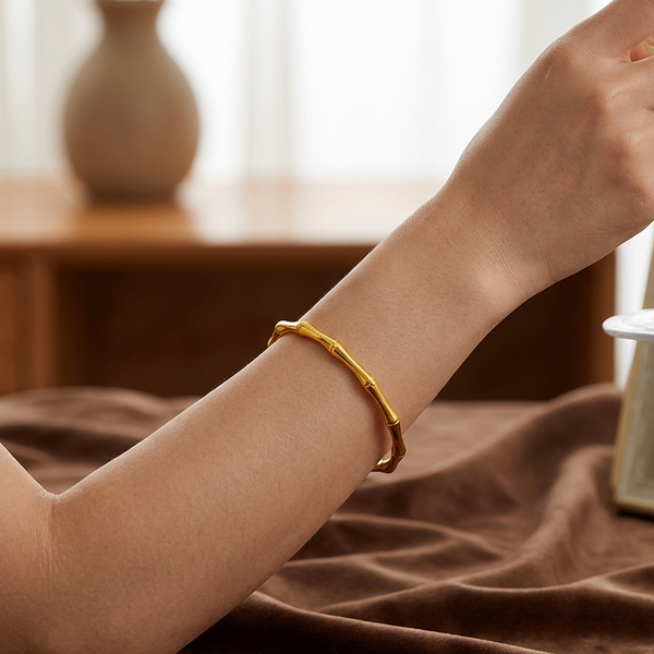 Zen Open Bracelet (Anti-Tarnish)