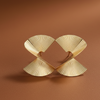 Golden Mirage Statement Studs (Anti Tarnish)