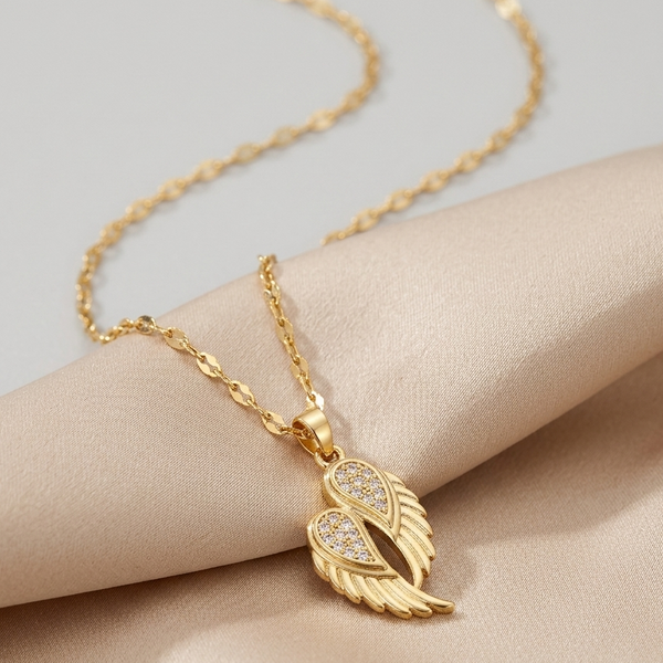 Angelic Grace Pendant (Anti-Tarnish)