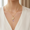 Ethereal Butterfly Crystal Pendant (Anti-Tarnish)