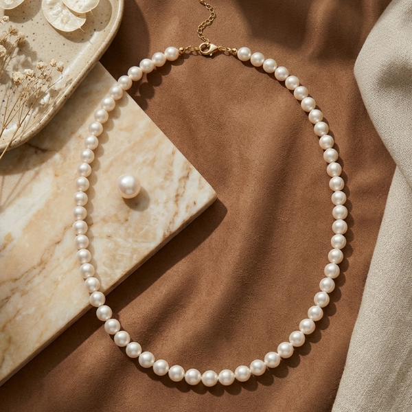Classic Pearl Strand Necklace