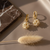 Pearl Bloom Hoop Earrings (Anti Tarnish)