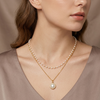 Tiered Pearl Necklace (Anti-Tarnish)