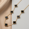 Gold Clover Charm Necklace