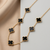 Gold Clover Charm Necklace