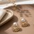 Pearl Halo Chain Stud Earrings (Anti-Tarnish)