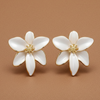 Ivory Blossom Statement Studs