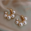 Pearl Glow Hoop Earrings (Anti-Tarnish)