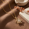 Golden Blossom Radiance Pendant (Anti-Tarnish)