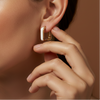 Square Hoop Earrings (Anti Tarnish)