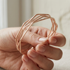 Gold Layered Open Cuff Bracelet (Anti-Tarnish)