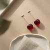 Cherry Glass Drop Earrings