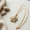 Coral Bloom Statement Necklace