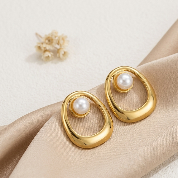 Celeste Organic Pearl Drops (Anti-Tarnish)
