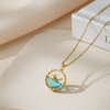 Ocean Wave Pendant Necklace (Anti Tarnish)
