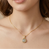 Serene Dewdrop Pendant Necklace (Anti-Tarnish)
