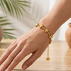 Golden Celestial Charm Bracelet (Anti-Tarnish)