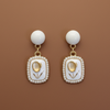 Pearl Bloom Drop Earrings (Anti Tarnish)