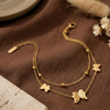 Double-Layered Charm Bracelet (Anti-Tarnish)