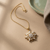 Coral Bloom Statement Necklace