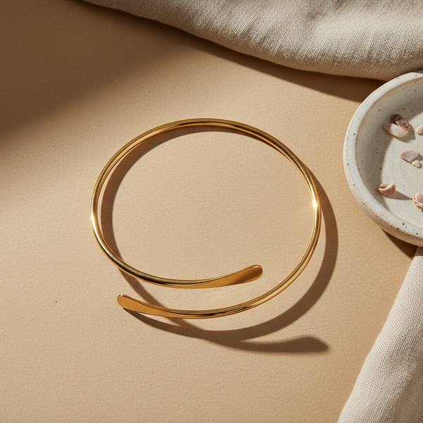 Minimalist Open Cuff Bracelet (Anti Tarnish)