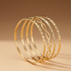 Layered Gold Stack Bracelet Set (Anti Tarnish)