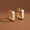 Square Hoop Earrings (Anti Tarnish)