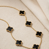 Gold Clover Charm Necklace