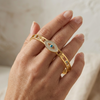 Evil Eye Charm Bracelet (Anti-Tarnish)