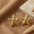 Golden Starfish Statement Earrings (Anti-Tarnish)