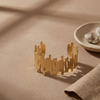 Golden Rhythm Statement Cuff (Anti-Tarnish)