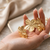 Golden Blossom Cuff Bracelet (Anti-Tarnish)