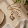 Eternal Heart Halo Pendant (Anti-Tarnish)