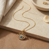 Evil Eye Radiance Pendant Necklace (Anti-Tarnish)